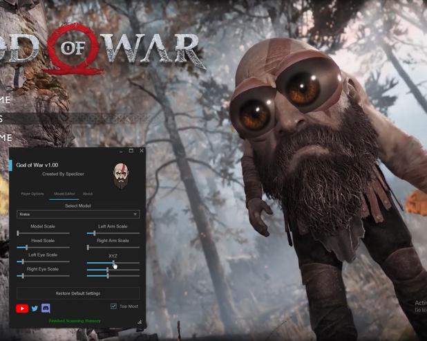 Новый мод для GoW позволяет полностью изменить внешность Кратоса